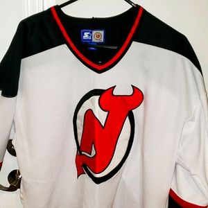 NJ Devils vintage NHL hockey jersey